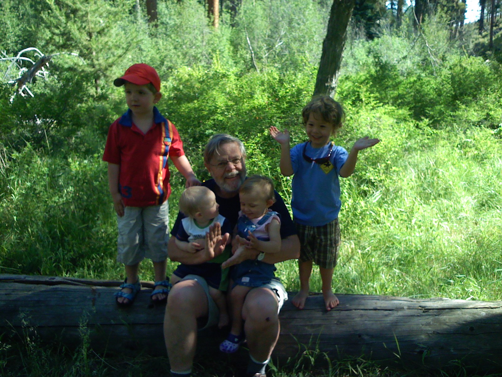 Me with four grandchildren Berrys Family Blog